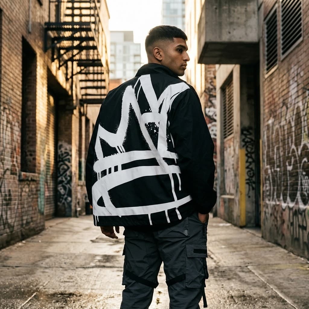 MAD Shell Windbreaker on model